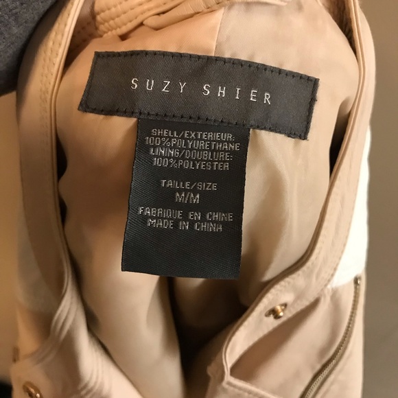 Suzy Shier faux leather jacket size Medium - Picture 2 of 5